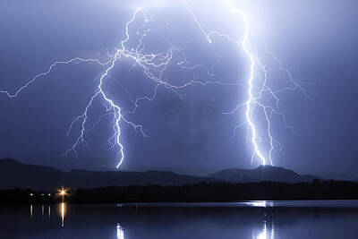 James Bo Insogna Royalty Free Images - Mystic Lightning Storm Royalty-Free Image by James BO Insogna