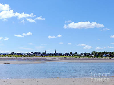 Modern Man Stadiums - A day of Blue Skies at Nairn, Scotland by Phil Banks
