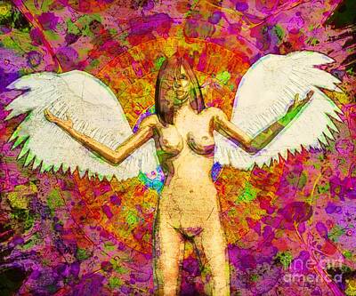 Nudes Digital Art Rights Managed Images - Naked Angels by MB Royalty-Free Image by Esoterica Art Agency