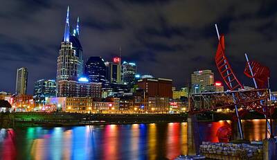 Actors Photos - Nashville after Dark by Frozen in Time Fine Art Photography