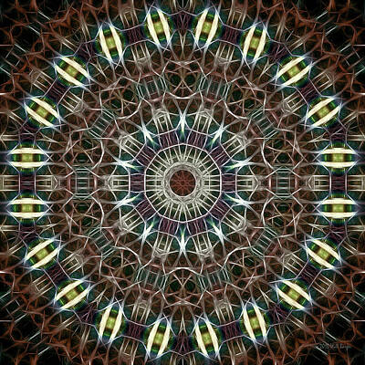Bon Voyage Royalty Free Images - Neon Mandala, Nbr 19D Royalty-Free Image by Will Barger