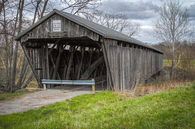 Music Royalty-Free and Rights-Managed Images - New Hope Covered Bridge  by Jack R Perry