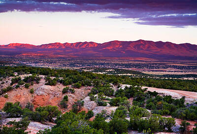 Mountain Royalty-Free and Rights-Managed Images - New Mexico Sunset by Matt Suess