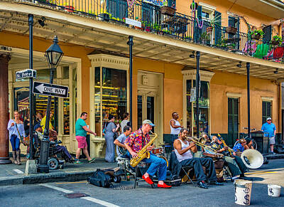 Jazz Royalty-Free and Rights-Managed Images - New Orleans Jazz 2 by Steve Harrington