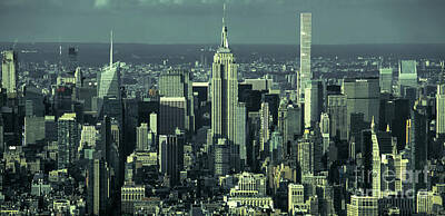 Comedian Drawings Royalty Free Images - New York City Buildings Royalty-Free Image by Marcelo Santos