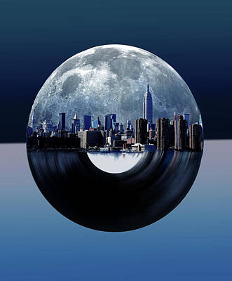 Jazz Digital Art - New York City Sound 6 by Bekim M