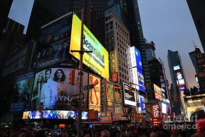 Lights Camera Action Royalty Free Images - New York City Times Square Royalty-Free Image by Douglas Sacha
