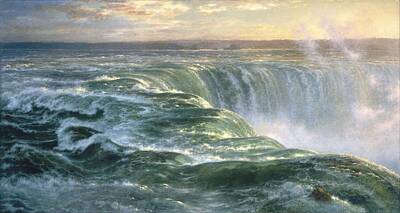Kitchen Collection - Niagara by Louis Remy Mignot, 1866 by Louis Remy Mignot