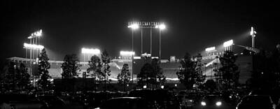 Baseball Photos - Night Game by Ricky Barnard