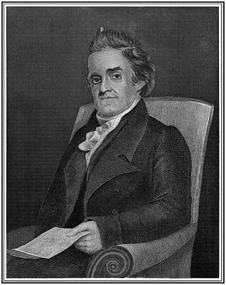 Glass Of Water - Noah Webster Portrait by Phil Cardamone