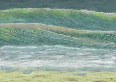 Beaches And Waves - Ocean View by Benjamin Aeilkema
