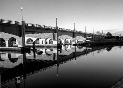 Rowing Royalty Free Images - Ocean View Bridge Royalty-Free Image by Evelyn Odango