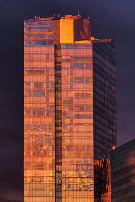 Little Mosters Rights Managed Images - Office Buildings at Sunset Royalty-Free Image by Robert Ullmann