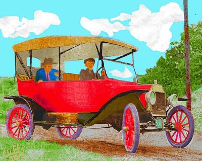 Sir Lawrence Almatadema - Old Car by Cliff Wilson