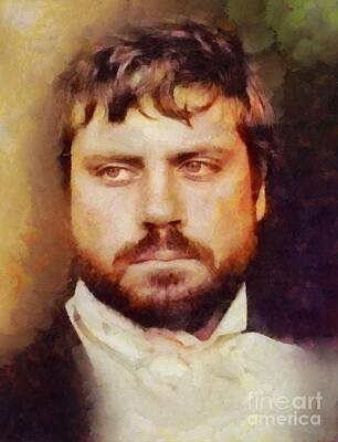Celebrities Royalty-Free and Rights-Managed Images - Oliver Reed, Vintage Actor by Esoterica Art Agency