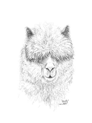 Mammals Drawings - Omily by Kristin Llamas