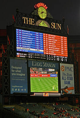 Baseball Photos - Orioles Game At Camden Yards by Emmy Vickers