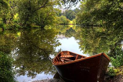 Sean Davey Underwater Photography - Orvis Rowboat And Biltmore Reflection II by Carol Montoya