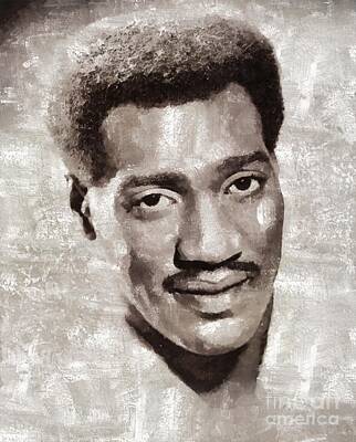Rock And Roll Royalty-Free and Rights-Managed Images - Otis Redding by Mary Bassett by Esoterica Art Agency