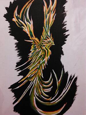 Abstract Utensils - Overcoming Phoenix by Stephanie Coggon