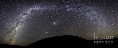 Animal Portraits Royalty Free Images - Panoramic View Of The Milky Way Royalty-Free Image by Luis Argerich