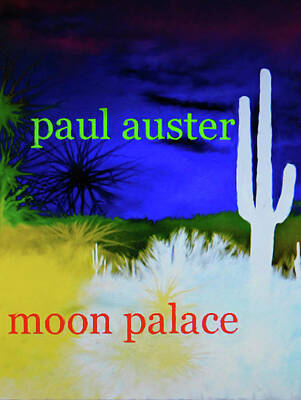 Cities Mixed Media - Paul Auster Poster Moon Palace by Paul Sutcliffe
