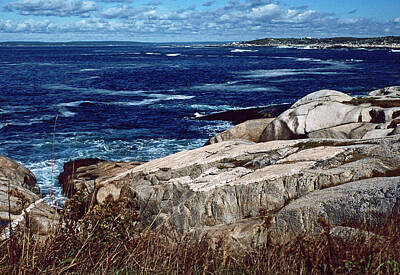 Ira Marcus Royalty-Free and Rights-Managed Images - Peggys Cove Coastline by Ira Marcus