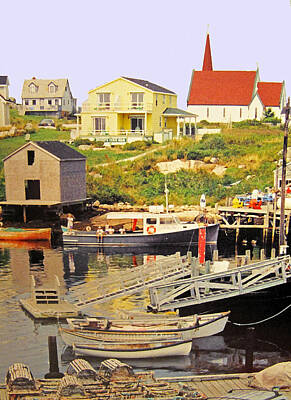 Science Collection - Peggys Cove Harbour by Ian  MacDonald