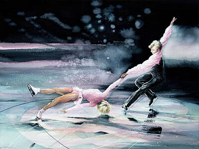 Sports Painting Rights Managed Images - Perfect Harmony Royalty-Free Image by Hanne Lore Koehler