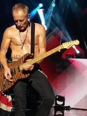 Musician Photo Royalty Free Images - Phil Collen of Def Leppard 2 Royalty-Free Image by David Patterson