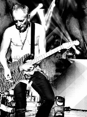 Musician Photo Royalty Free Images - Phil Collen of Def Leppard 4 Royalty-Free Image by David Patterson
