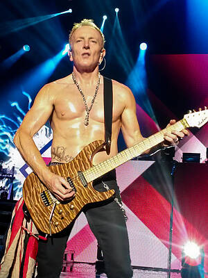 Musician Photo Royalty Free Images - Phil Collen of Def Leppard 5 Royalty-Free Image by David Patterson