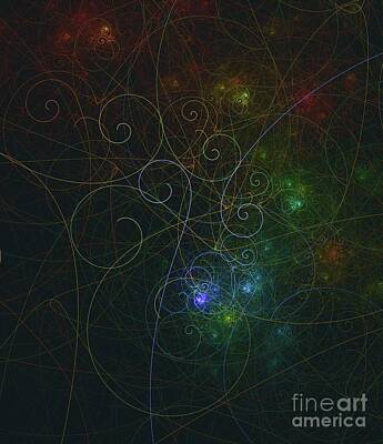 Science Fiction Digital Art - Photons of Life by Esoterica Art Agency