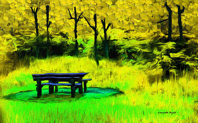 Recently Sold - Travel Pics Digital Art - Pic-Nic Yellow - DA by Leonardo Digenio