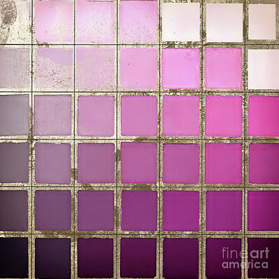 Royalty-Free and Rights-Managed Images - Pink Color Chart by Mindy Sommers
