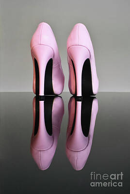 Nfl Team Signs - Pink Stilettos by Terri Waters