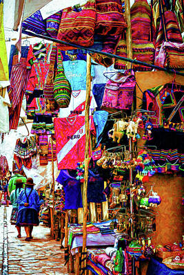 Sheep - Pisac Market by Maria Coulson