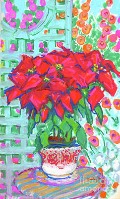 Ps I Love You Rights Managed Images - Poinsettias  Royalty-Free Image by Candace Lovely