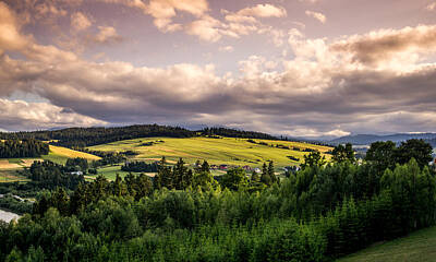 Bear Photography - Polish Sunset Landscape by Pati Photography