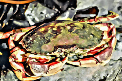 Iconic Buildings In Watercolor - Popham Crab by Modern Art