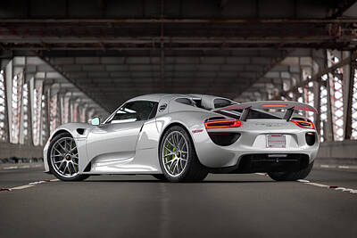 Martini Rights Managed Images - #Porsche #918Spyder #Print Royalty-Free Image by ItzKirb Photography