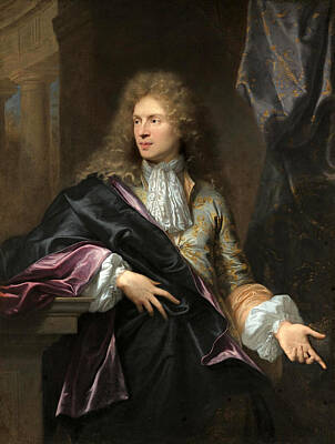 Hyacinthe Rigaud Painting - Portrait Of Pierre-vincent Bertin by Hyacinthe Rigaud