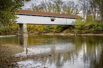 Music Royalty-Free and Rights-Managed Images - Potter covered bridge by Jack R Perry