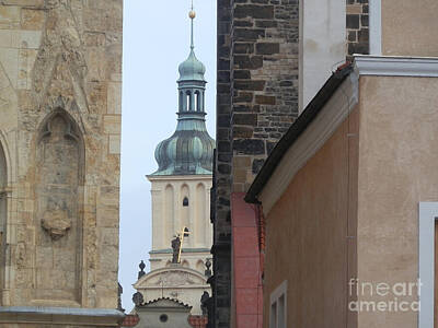 Disney - Prague church tower by Art By Margaret