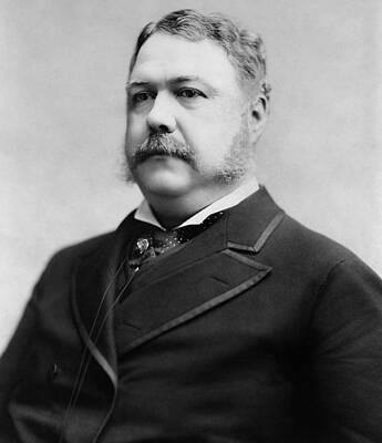 Celebrities Photos - President Chester A. Arthur - 1882 by War Is Hell Store