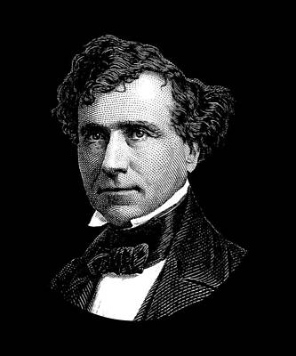Recently Sold - Politicians Digital Art - President Franklin Pierce Graphic by War Is Hell Store