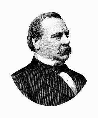 Recently Sold - Politicians Royalty-Free and Rights-Managed Images - President Grover Cleveland - Black and White by War Is Hell Store