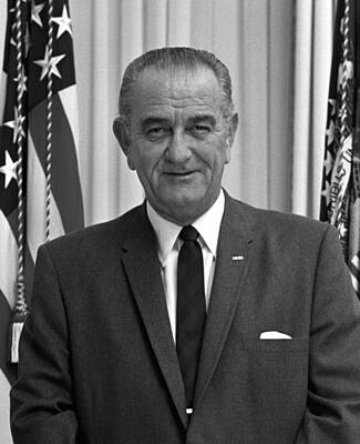 Interior Designers Rights Managed Images - President Lyndon Johnson Royalty-Free Image by War Is Hell Store