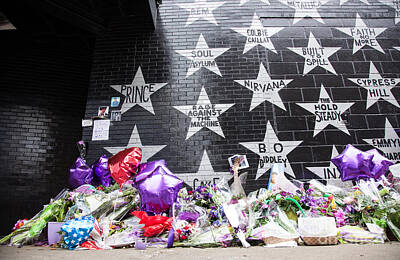 Farmhouse Royalty Free Images - Prince Memorial First Avenue Minneapolis 7 Royalty-Free Image by Wayne Moran