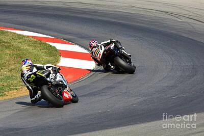 Transportation Royalty-Free and Rights-Managed Images - Professional motorcycle race by Douglas Sacha
